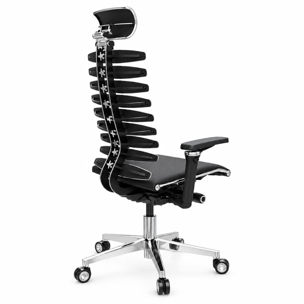 Chefsessel mit Metallgestell, Equalizer und anatomischer Rückenlehne