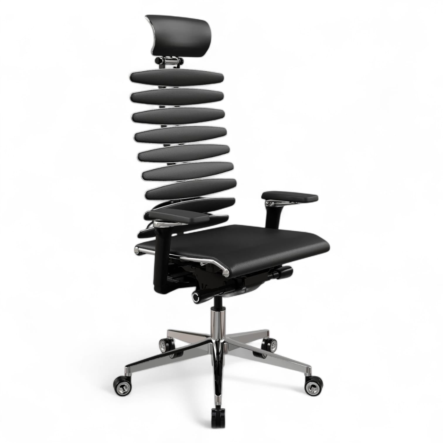 Chefsessel mit Metallgestell, Equalizer und anatomischer Rückenlehne