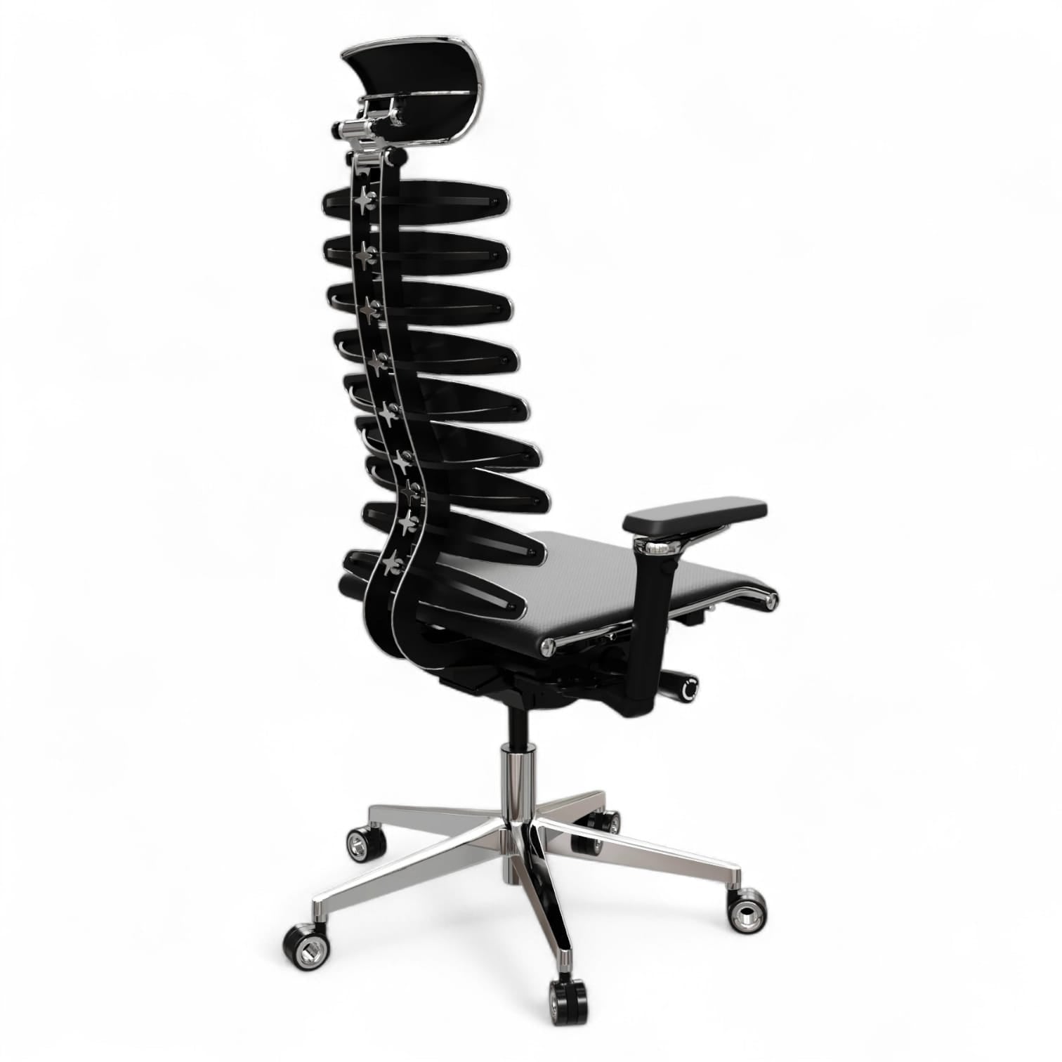 Chefsessel mit Metallgestell, Equalizer und anatomischer Rückenlehne