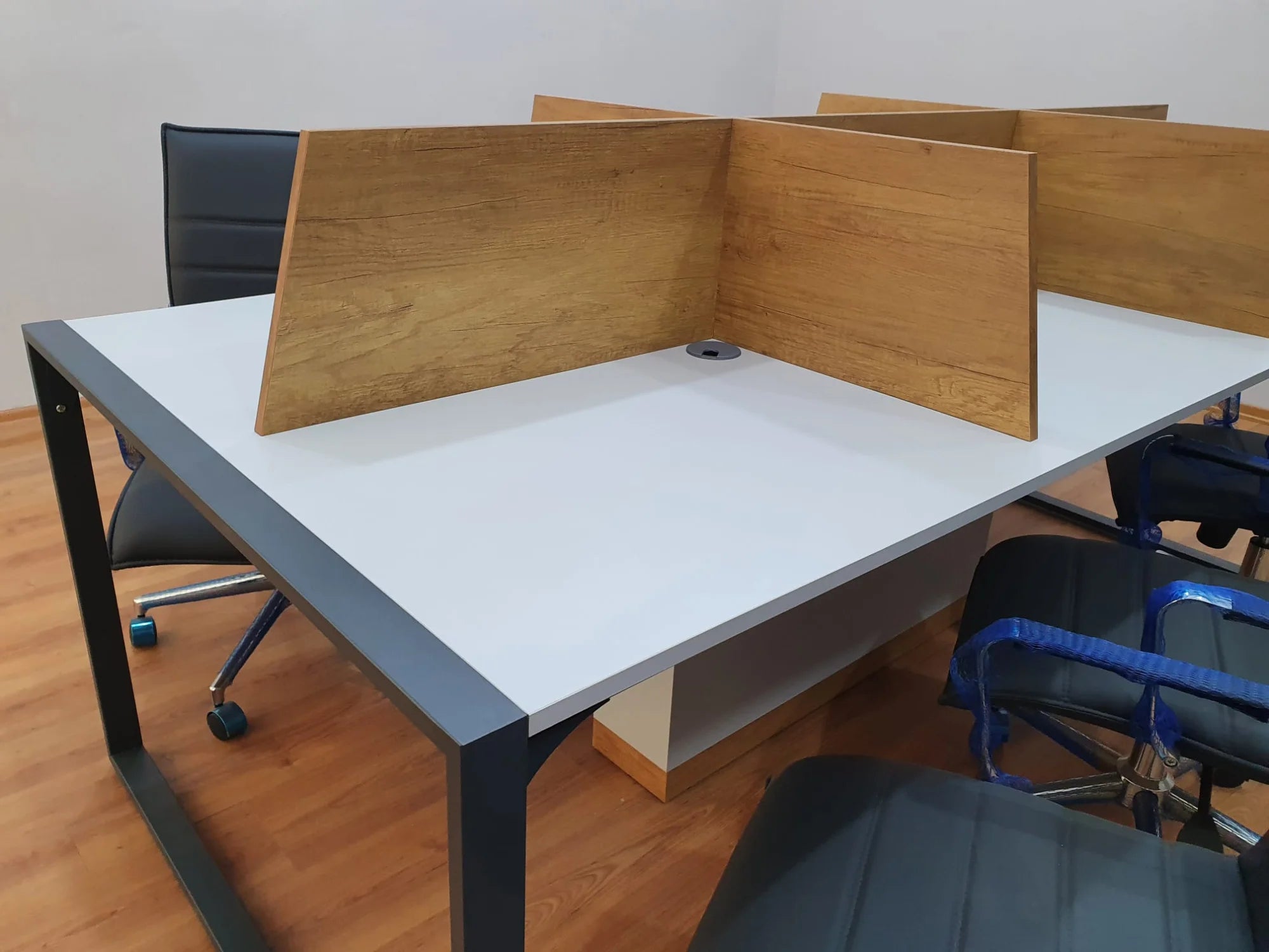Apple 6lı Çoklu Çalışma Masası Workstation Petra - Gri ISTANBUL