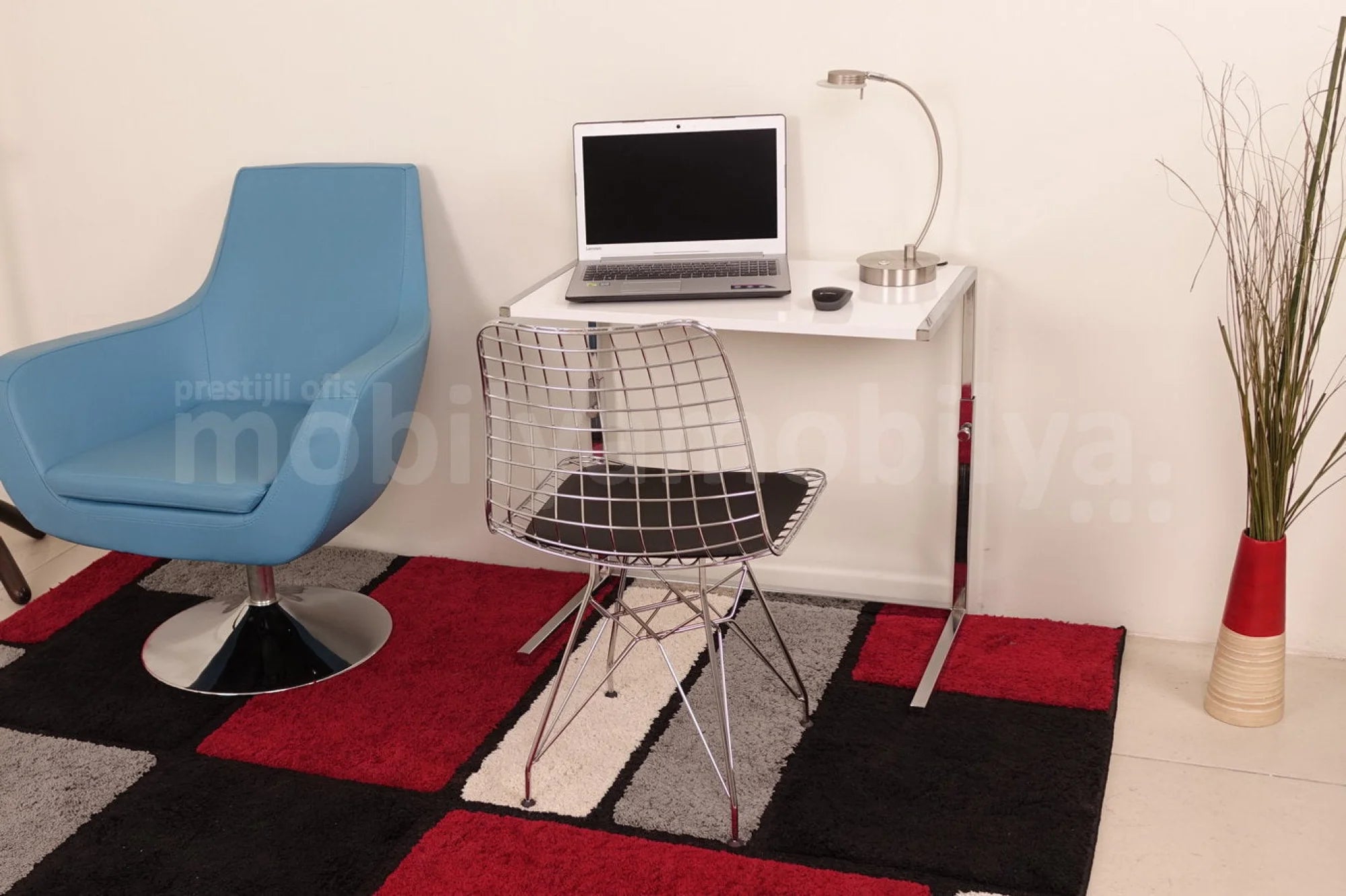 Bella Laptop Sehpası Highgloss Beyaz ISTANBUL-TSI