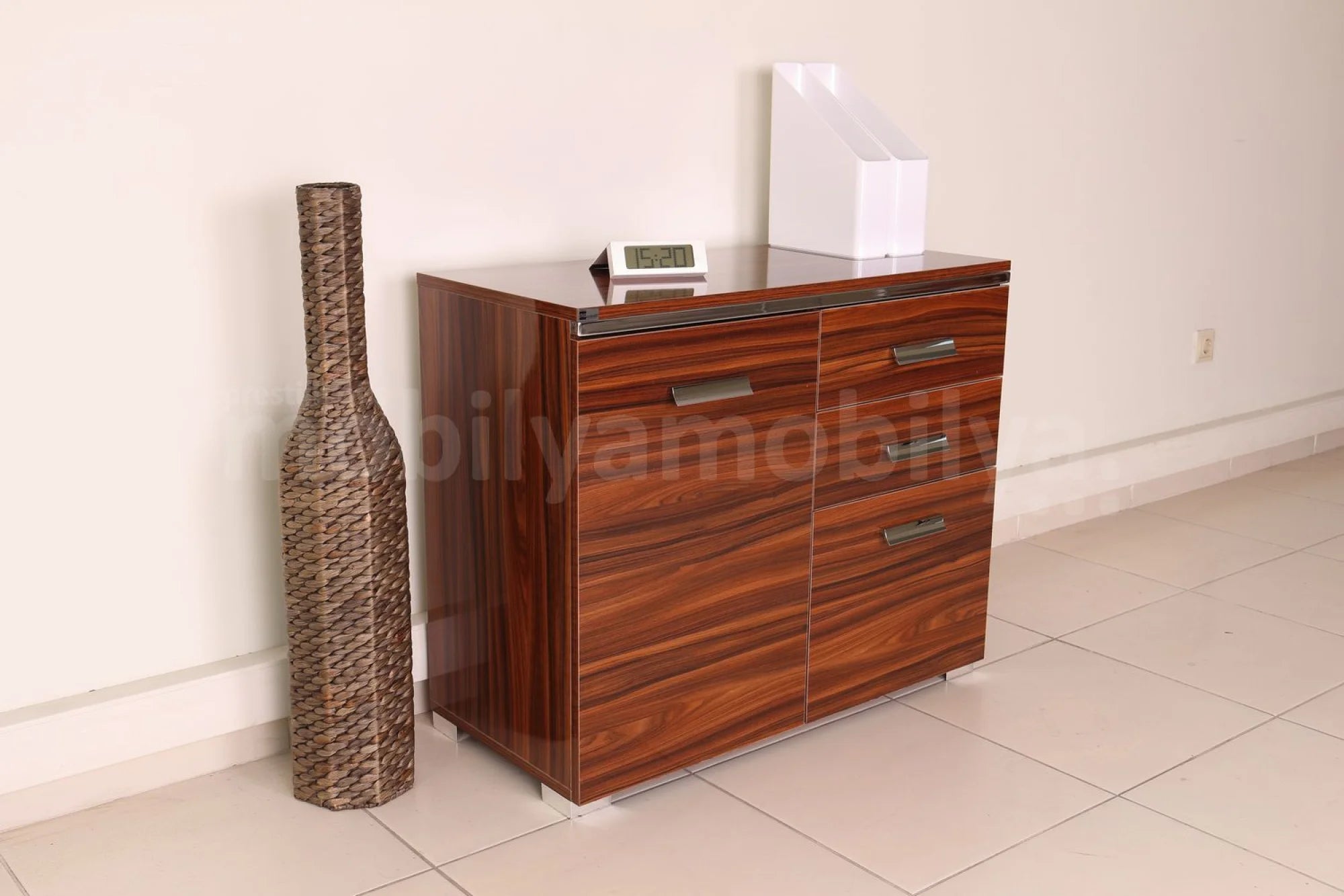 İstanbul Ofis Personel Masası Takımı Valante Hg.Ceviz Mdf ISTANBUL