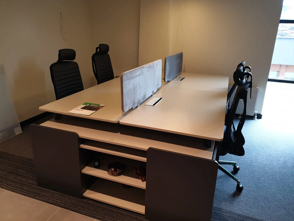 Katar 4lü Çalışma Masası Workstation ISTANBUL