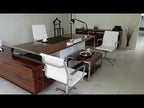 Ensemble de bureau de direction Porsche Land Hg. noyer
