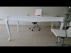Table de Travail de Bureau Blanche Lake Lukens Alda