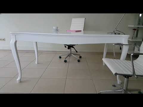 Table de Travail de Bureau Blanche Lake Lukens Alda