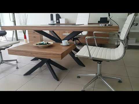 Bureau de direction LeXus 220x100 Samba anthracite