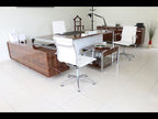 Bureau de direction Porshland avec étagère 220x100