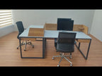 Bureau à trois places Zelinda