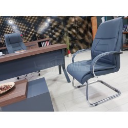 Bureau Exécutif Bureau Istanbul Canberra - Anthracite Noyer