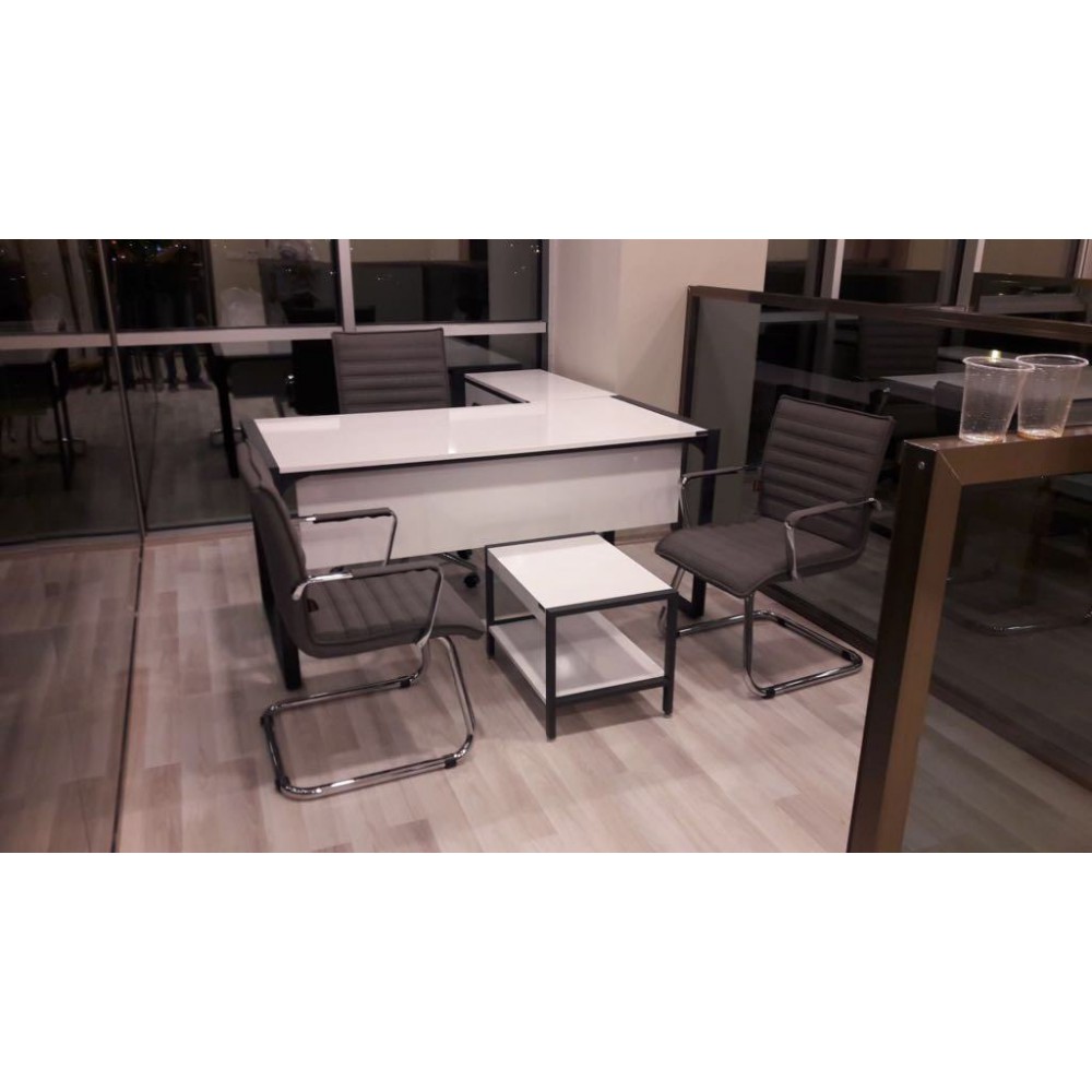 Blanc Anthracite Mobilier De Bureau Gebze