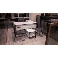 Blanc Anthracite Mobilier De Bureau Gebze