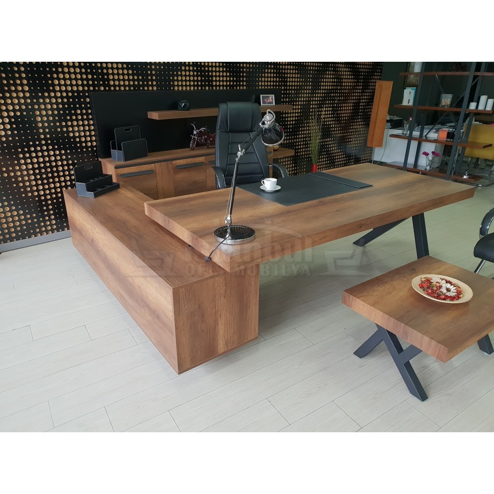 Équipe De Direction Bureau D'Istanbul Table De Première Classe - Noir Baroque