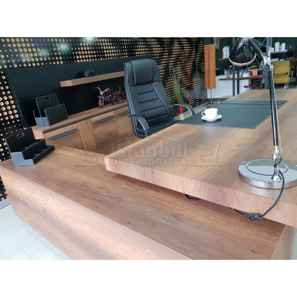 Équipe De Direction Bureau D'Istanbul Table De Première Classe - Noir Baroque