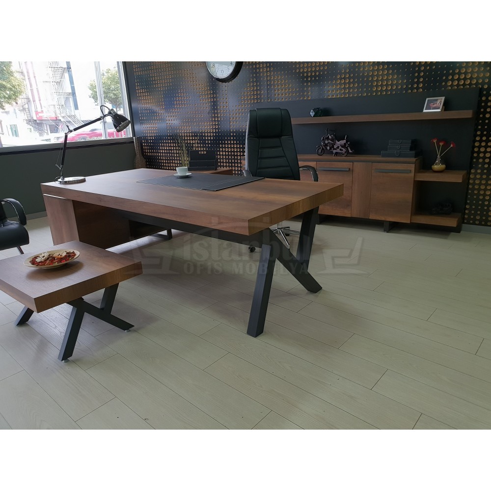 Équipe De Direction Bureau D'Istanbul Table De Première Classe - Noir Baroque