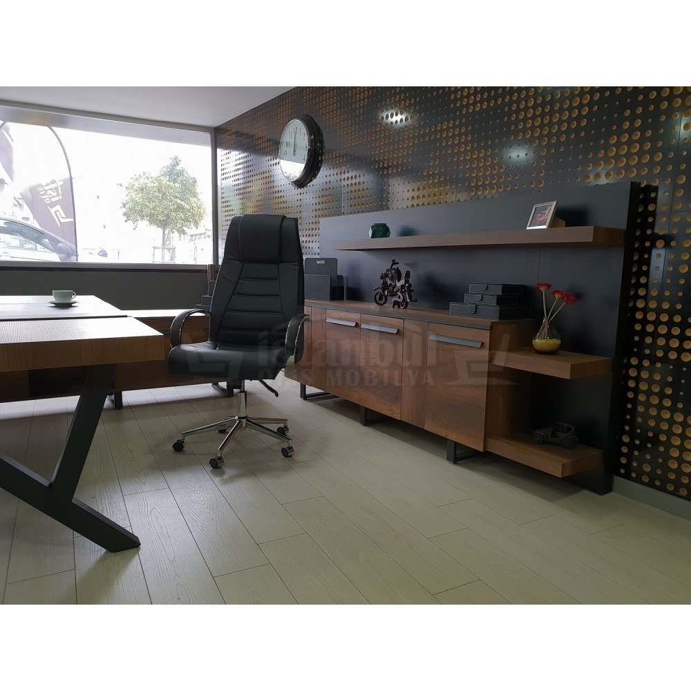 Équipe De Direction Bureau D'Istanbul Table De Première Classe - Noir Baroque