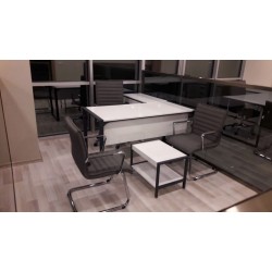 Blanc Anthracite Mobilier De Bureau Gebze