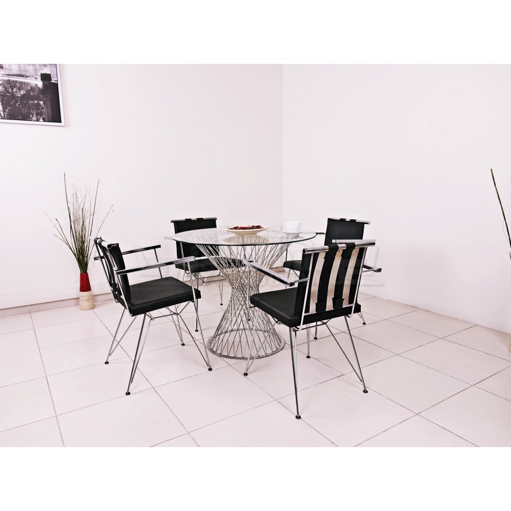 Verre Café Table Perla