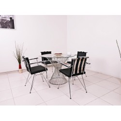 Verre Café Table Perla