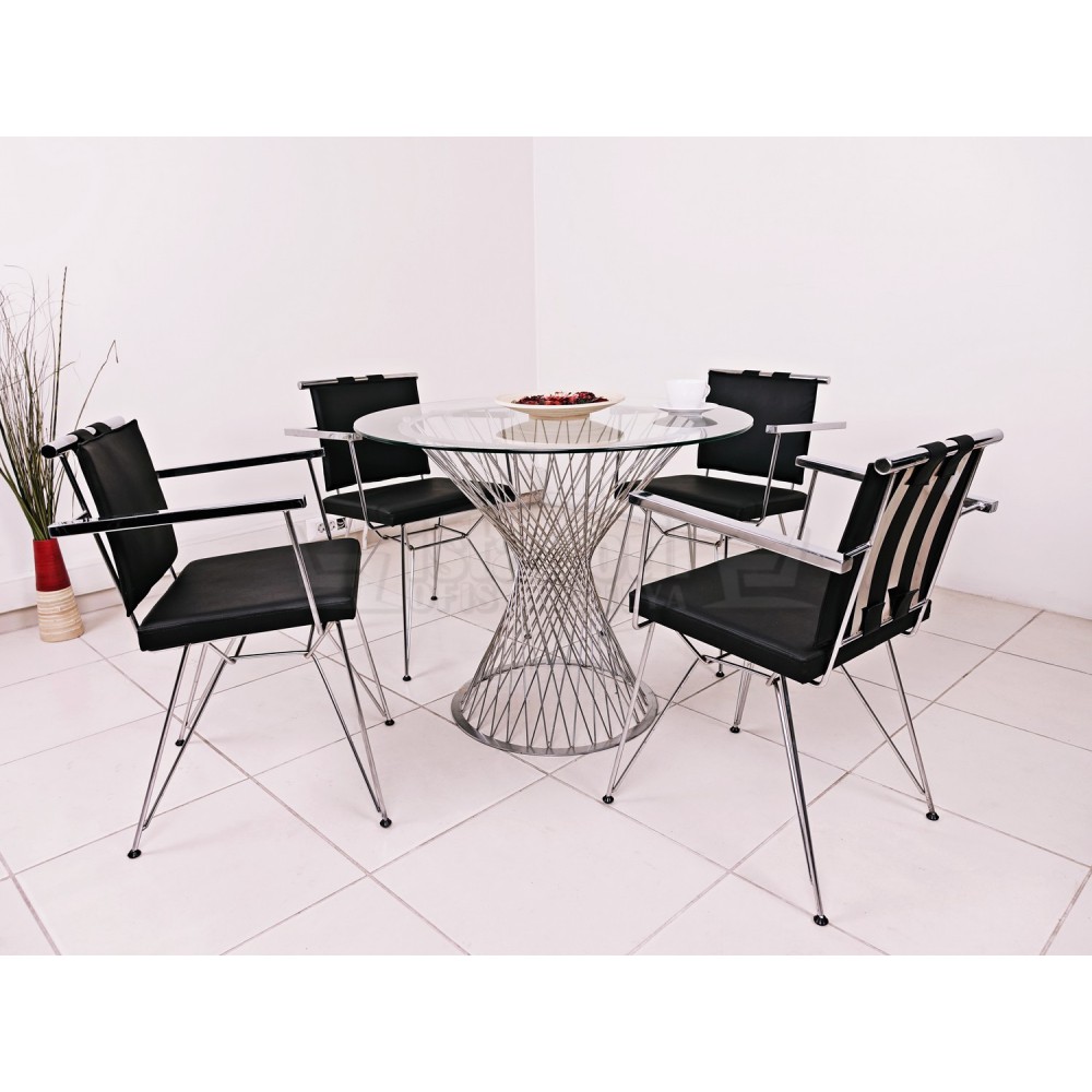 Verre Café Table Perla