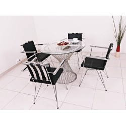 Verre Café Table Perla