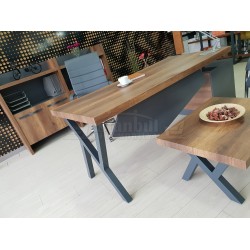 Bureau D'Istanbul Directeur Table Élégante - Baroque Anthracite