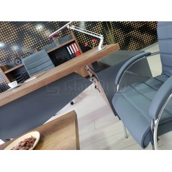 Bureau D'Istanbul Directeur Table Élégante - Baroque Anthracite