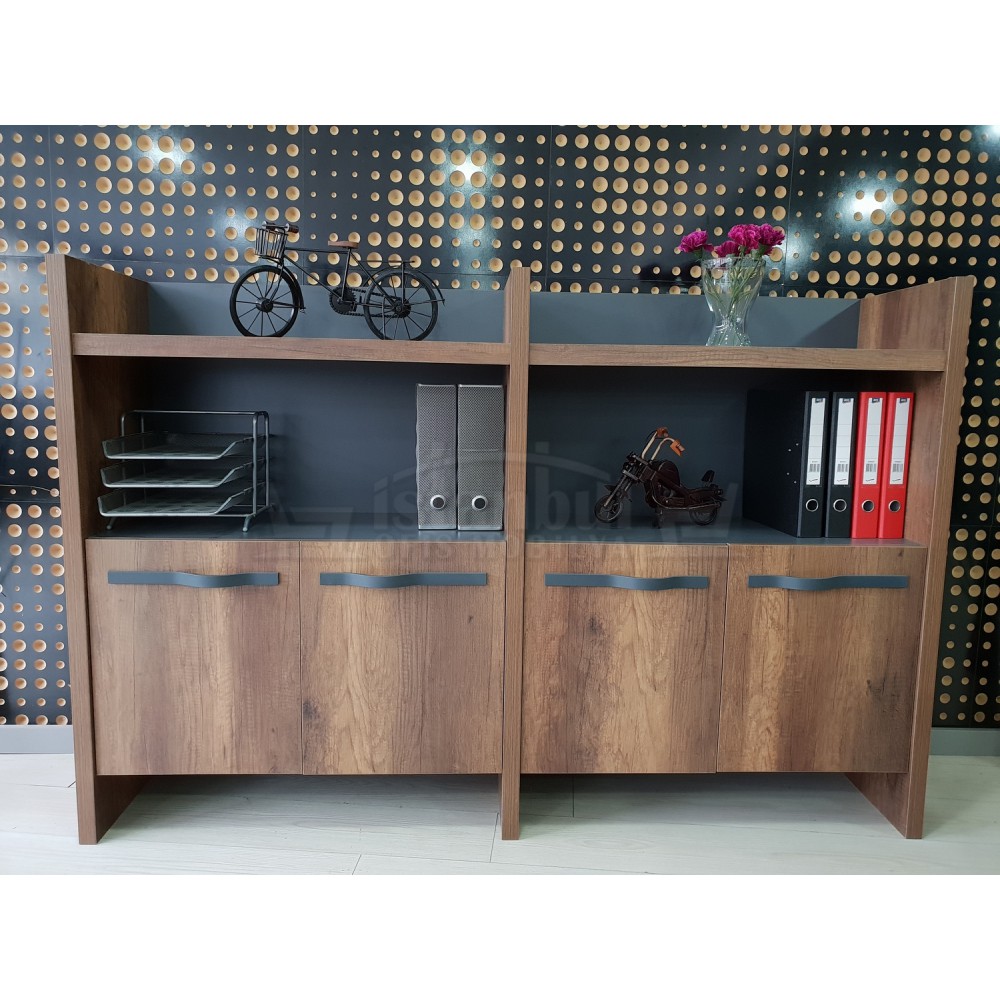 Bureau D'Istanbul Directeur Table Élégante - Baroque Anthracite