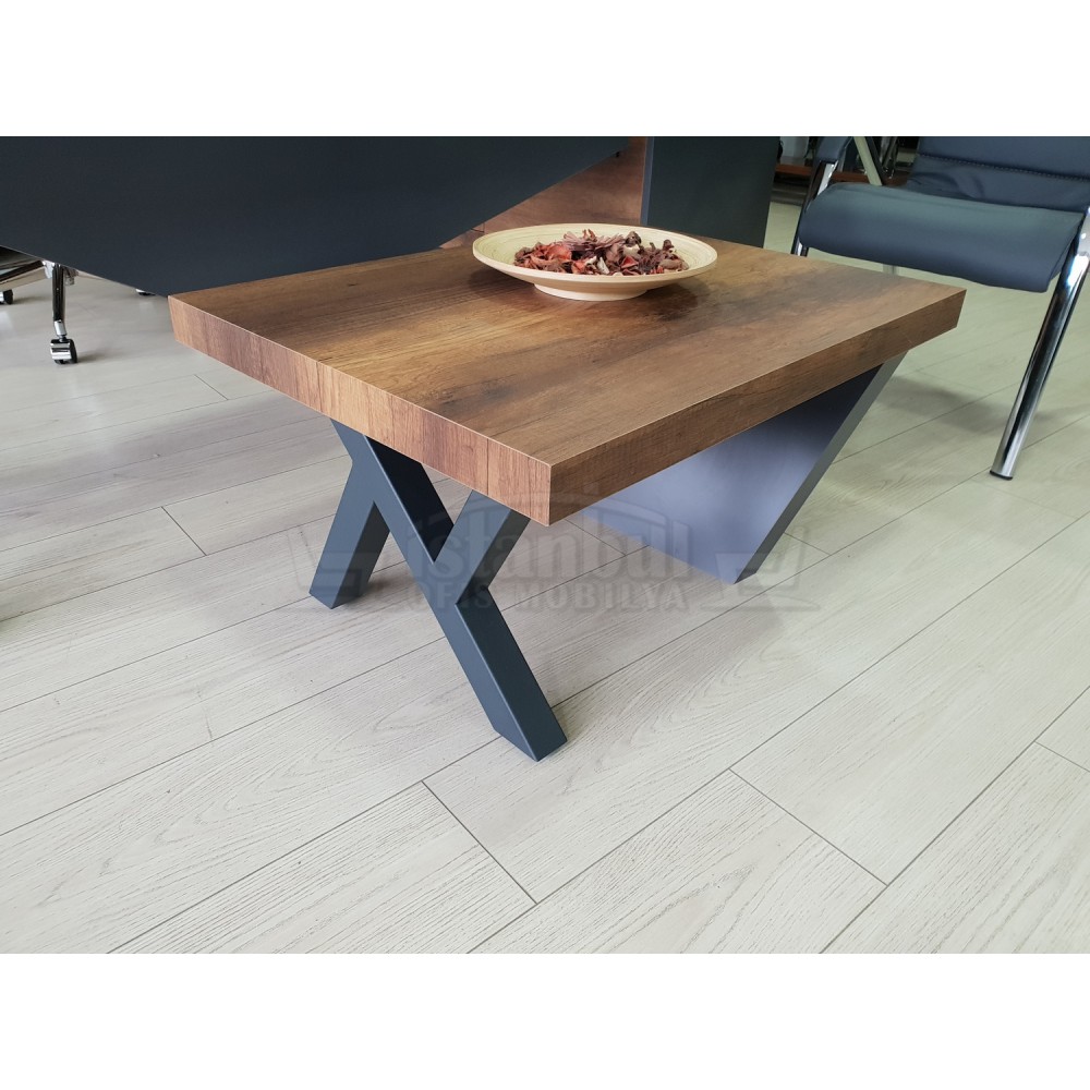 Bureau D'Istanbul Directeur Table Élégante - Baroque Anthracite