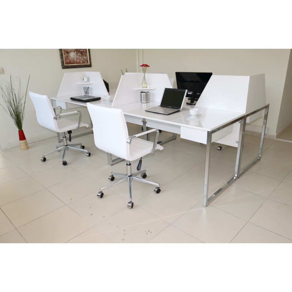 Bureau Multi Zealand Pour Quatre Personnes 276 X 138 Cm
