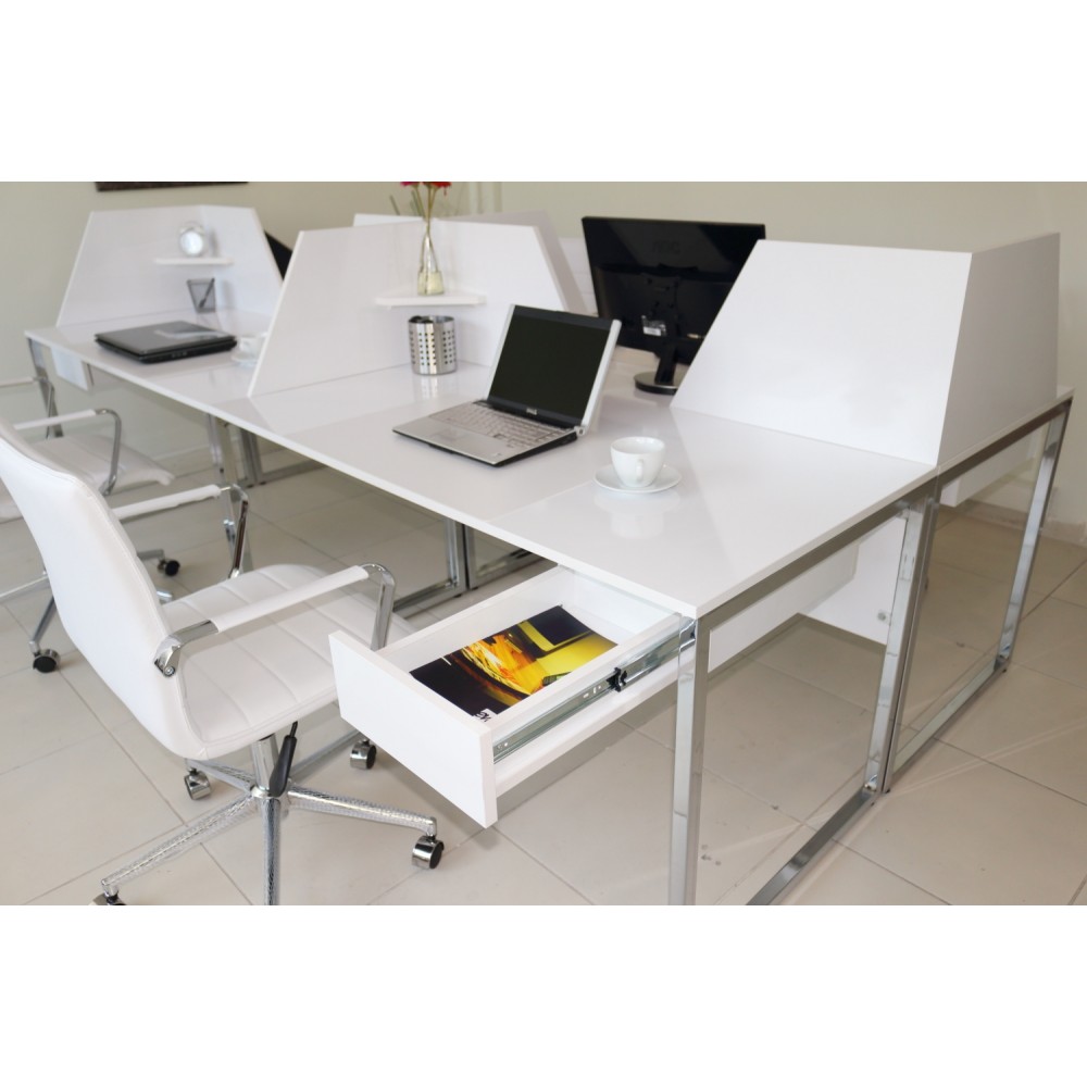 Bureau Multi Zealand Pour Quatre Personnes 276 X 138 Cm