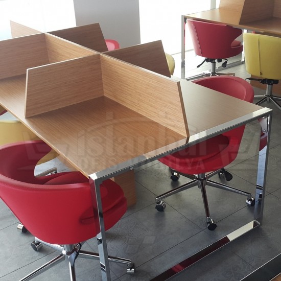 Apple Pour Six Personnes Multiples Bureau De Poste De Travail