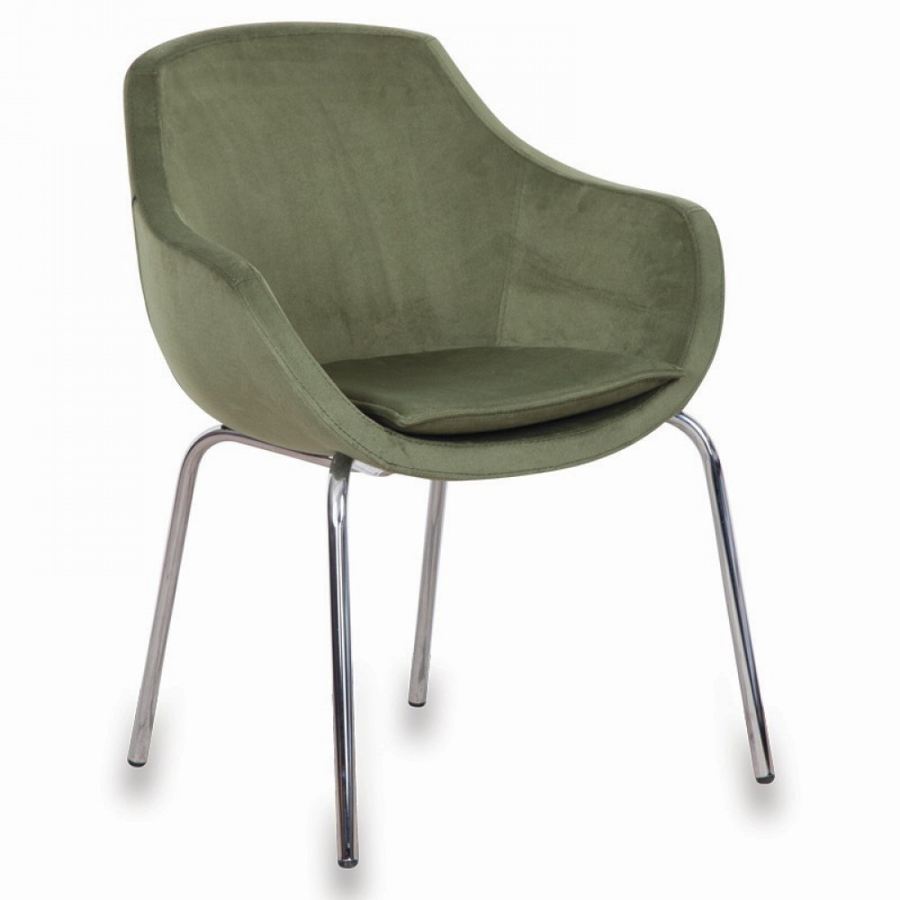 Milan Dur Chrome Guest Chair