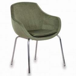 Milan Dur Chrome Guest Chair