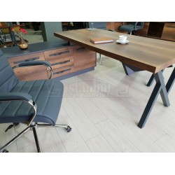 Consejo Ejecutivo Elegante Estante Del Gabinete Barroco Antracita