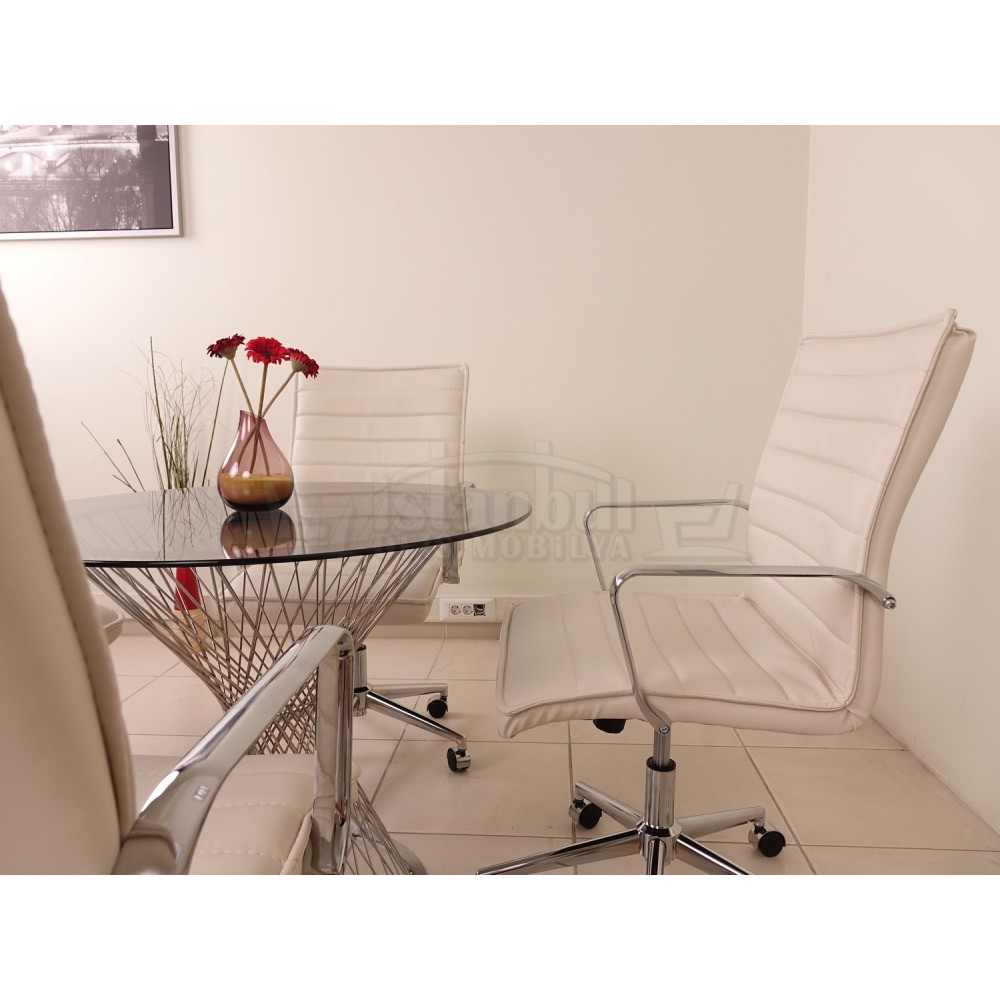 Réunion Verre Table Perla