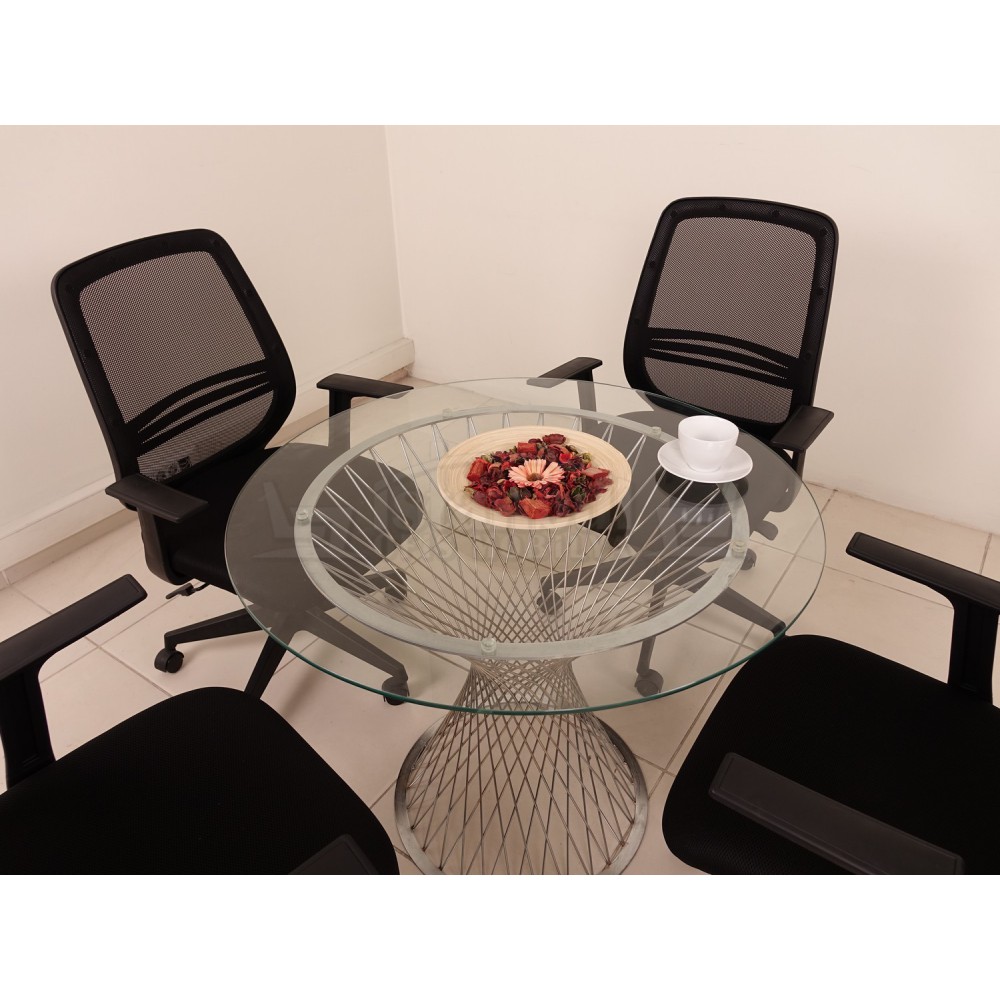 Réunion Verre Table Perla