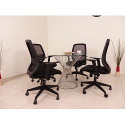 Réunion Verre Table Perla