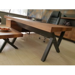 Première Classe Conseil D'Administration Du Plateau Cabinet Baroque Anthracite