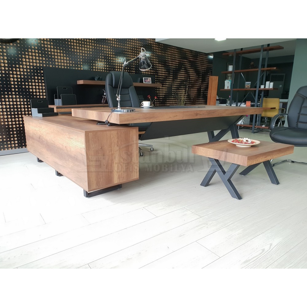 Première Classe Conseil D'Administration Du Plateau Cabinet Baroque Anthracite