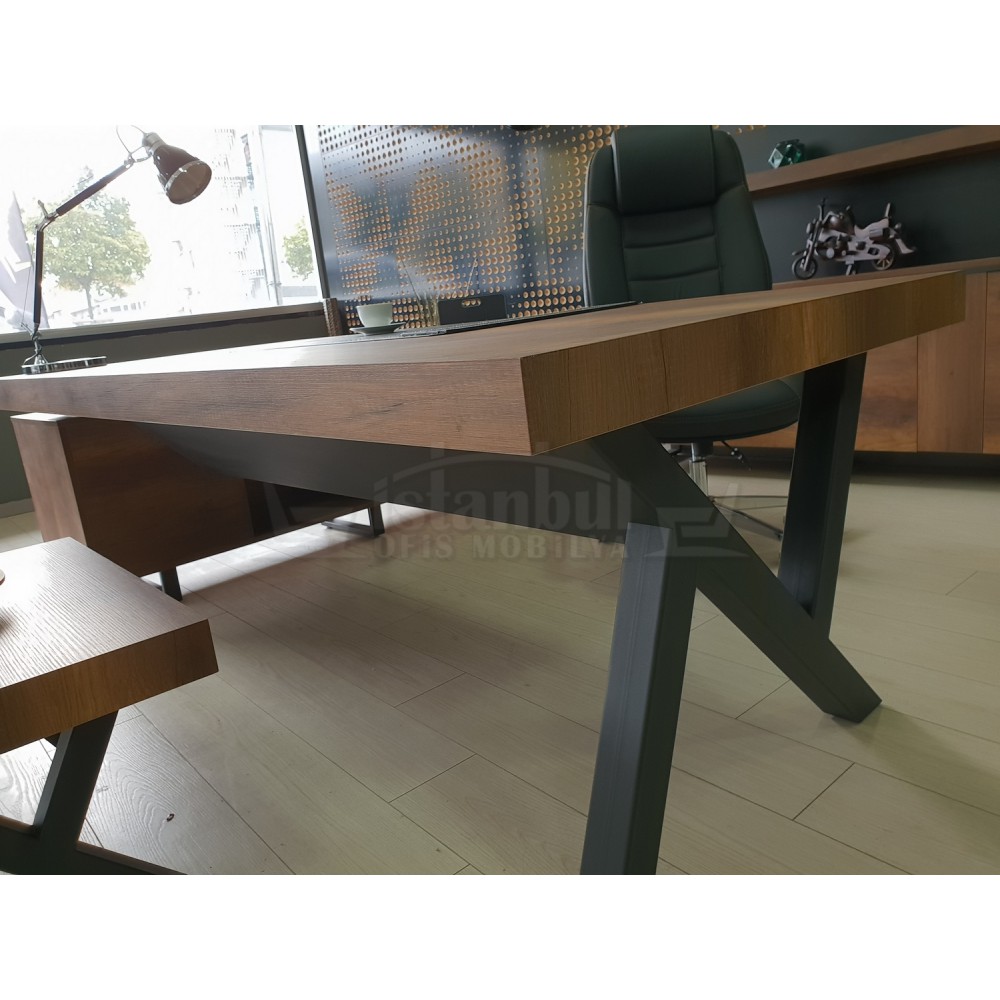 Première Classe Conseil D'Administration Du Plateau Cabinet Baroque Anthracite