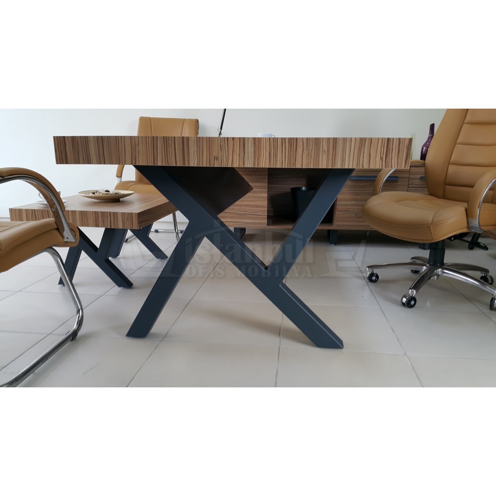 Première Classe Conseil D'Administration Du Plateau Cabinet Anthracite Samba