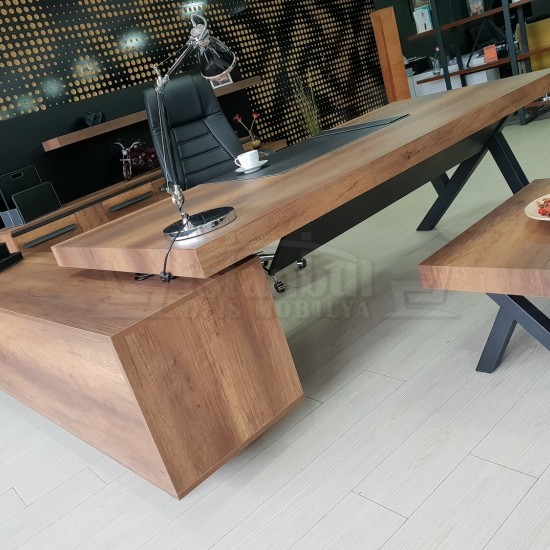 Première Classe Conseil D'Administration Du Plateau Cabinet Baroque Anthracite