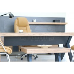 Première Classe Conseil D'Administration Du Plateau Cabinet Anthracite Samba