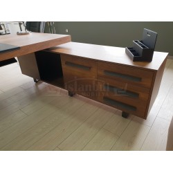 Première Classe Conseil D'Administration Du Plateau Cabinet Baroque Anthracite