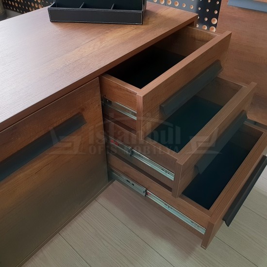 Première Classe Conseil D'Administration Du Plateau Cabinet Baroque Anthracite