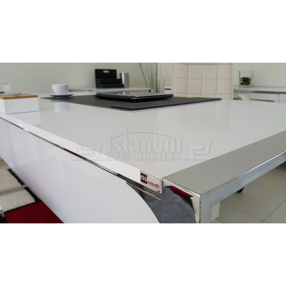 Mesa Ejecutiva Apple De 190-90 Cm Hg. Blanca