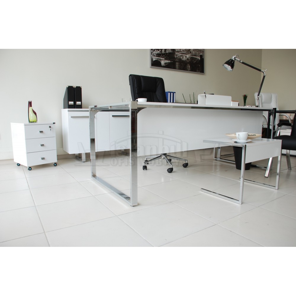 Mesa Ejecutiva Apple De 190-90 Cm Hg. Blanca