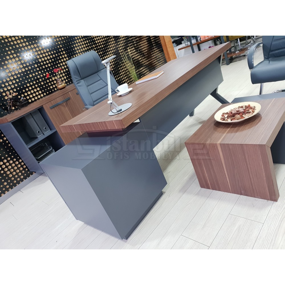 Cómoda Junta Ejecutiva Canberra Nuez Antracita