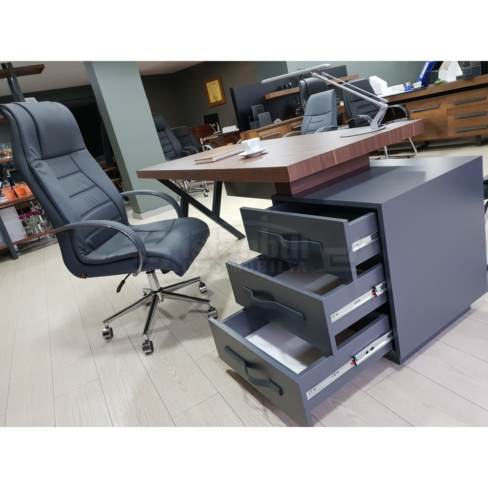 Cómoda Junta Ejecutiva Canberra Nuez Antracita